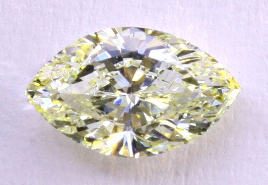 Foto 2 - 0,684 Diamant Zitrone Lupenrein Navette Marquise, D5120