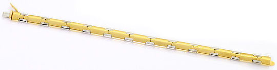 Foto 1 - Set aus Kette und Armband massiv Gelbgold-Weißgold 14K, K2554