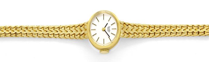 Foto 1 - Gelbgold Zentra Savoy Damen Uhr mit Glieder Armband 14K, U2361